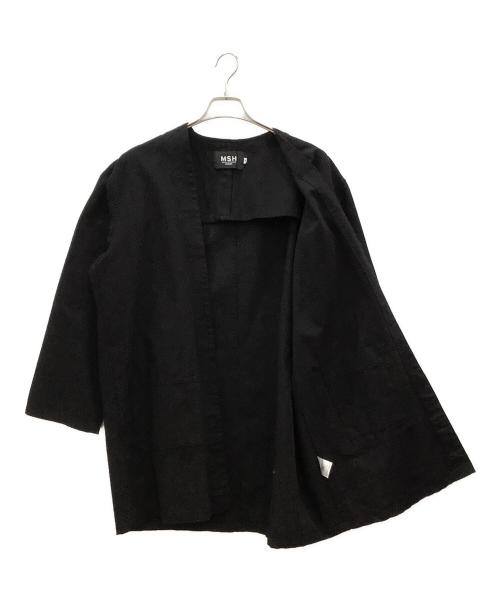 MSH（エムエスエイチ）MSH (エムエスエイチ) 作務衣ジャケット ブラック サイズ:Mの古着・服飾アイテム