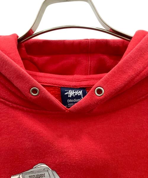 stussy（ステューシー）stussy (ステューシー) stussy 90s～00s old stussy Air force1 プリントプルオーバーパーカー レッド サイズ:Mの古着・服飾アイテム