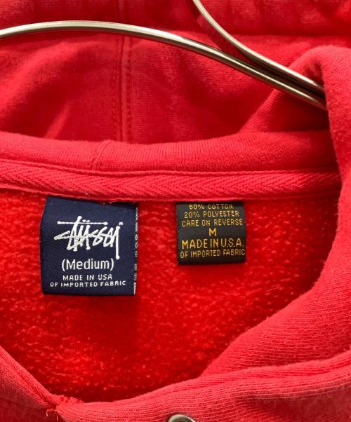 stussy（ステューシー）stussy (ステューシー) stussy 90s～00s old stussy Air force1 プリントプルオーバーパーカー レッド サイズ:Mの古着・服飾アイテム