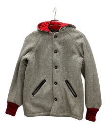 skookum（スクーカム）の古着「フーデットスタジャン」｜グレー