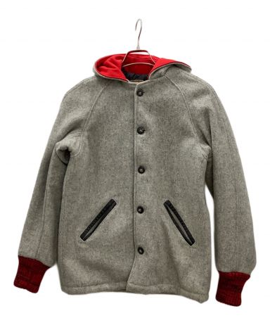 中古・古着通販】skookum (スクーカム) フーデットスタジャン グレー