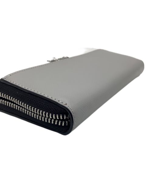 Kate Spade（ケイトスペード）Kate Spade (ケイトスペード) 長財布 グレー×ホワイトの古着・服飾アイテム