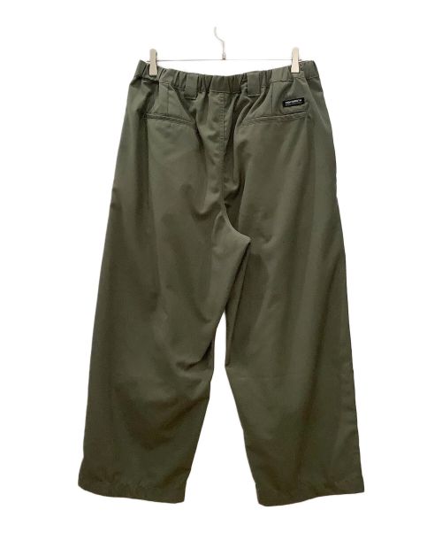 TIGHTBOOTH PRODUCTION（タイトブースプロダクション）TIGHTBOOTH PRODUCTION (タイトブースプロダクション) タックバギーワイドパンツ カーキ サイズ:Lの古着・服飾アイテム