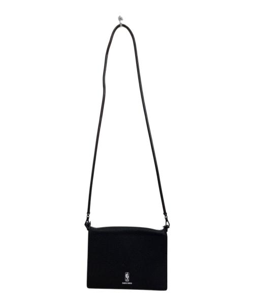 NaNa-NaNa（ナナナナ）NaNa-NaNa (ナナナナ) RECYCLE LEATHER A5 バック ブラックの古着・服飾アイテム