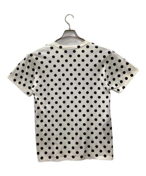 GUCCI（グッチ）GUCCI (グッチ) GUCCI　ポルカドットプリントTシャツ ネイビー サイズ:XSの古着・服飾アイテム