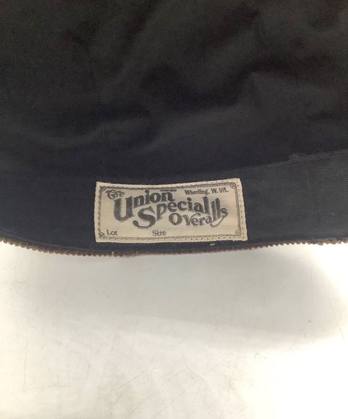 UNION SPECIAL OVERALLS（ユニオンスペシャルオーバーオールズ）union special overalls (ユニオンスペシャルオーバーオールズ) キャスケット ブラウン サイズ:FREEの古着・服飾アイテム