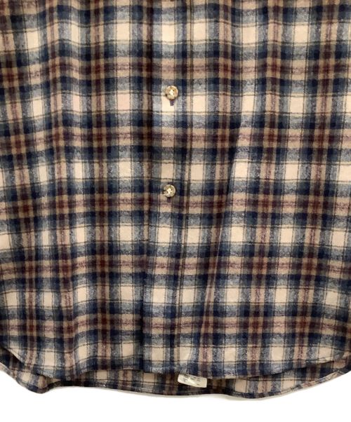 PENDLETON（ペンドルトン）PENDLETON (ペンドルトン) PENDLETON　70'sチェックネルシャツ ブラウン サイズ:Mの古着・服飾アイテム