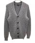 Drumohr（ドルモア）の古着「ケーブルニットカーディガン」｜グレー