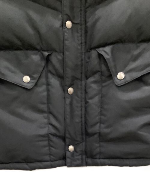 stussy（ステューシー）stussy (ステューシー) stussy　ダウンジャケット ブラック×スカイブルー サイズ:Sの古着・服飾アイテム