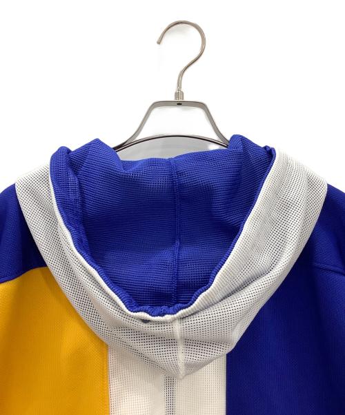 KAPPA（カッパ）KAPPA (カッパ) Kappaハーフジップアノラックパーカーブルーヨゴレ有 ブルーの古着・服飾アイテム