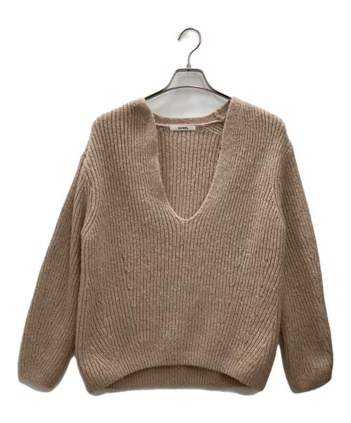 Snidel（スナイデル）Snidel (スナイデル) 深Vニットセットキャミワンピース ピンクの古着・服飾アイテム