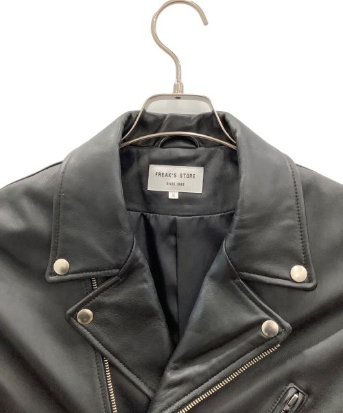 FREAK'S STORE（フリークスストア）FREAK'S STORE (フリークスストア) FREAK'S STORE　ダブルライダースジャケット ブラック サイズ:Lの古着・服飾アイテム