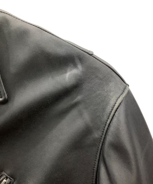 FREAK'S STORE（フリークスストア）FREAK'S STORE (フリークスストア) FREAK'S STORE　ダブルライダースジャケット ブラック サイズ:Lの古着・服飾アイテム