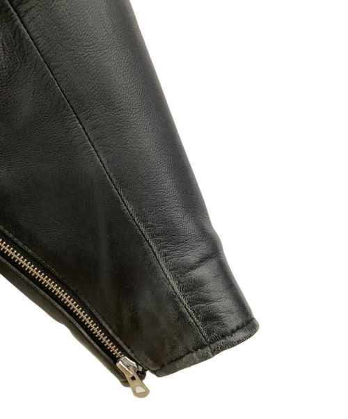 FREAK'S STORE（フリークスストア）FREAK'S STORE (フリークスストア) FREAK'S STORE　ダブルライダースジャケット ブラック サイズ:Lの古着・服飾アイテム