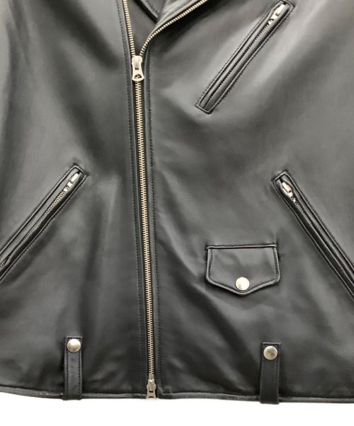 FREAK'S STORE（フリークスストア）FREAK'S STORE (フリークスストア) FREAK'S STORE　ダブルライダースジャケット ブラック サイズ:Lの古着・服飾アイテム