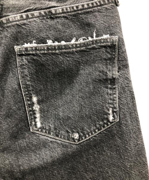 upper hights（アッパーハイツ）upper hights (アッパーハイツ) デニムパンツ ブラック サイズ:23の古着・服飾アイテム