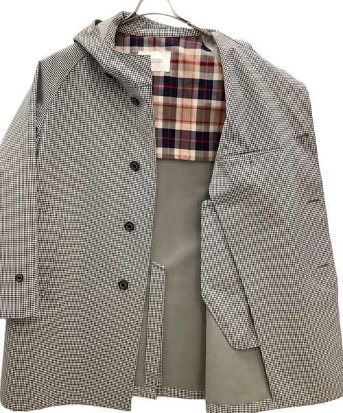 MACKINTOSH PHILOSOPHY（マッキントッシュ フィロソフィー）MACKINTOSH PHILOSOPHY (マッキントッシュフィロソフィー) MACKINTOSH PHILOSOPHY 3層ポリエステルブロードフードコート グレー サイズ:Lの古着・服飾アイテム