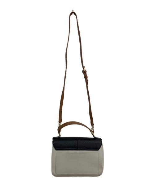 FURLA（フルラ）FURLA (フルラ) 2WAYショルダーバッグ ベージュ×ブラックの古着・服飾アイテム