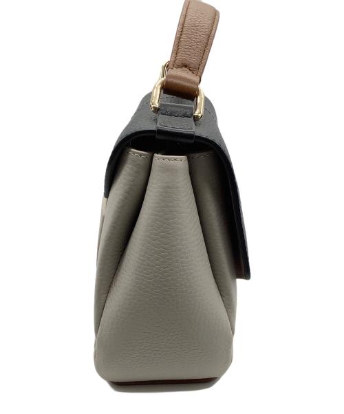 FURLA（フルラ）FURLA (フルラ) 2WAYショルダーバッグ ベージュ×ブラックの古着・服飾アイテム