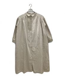 TSUHARU by samansa Mos2（ツハル バイ サマンサモスモス）の古着「シャツワンピース」｜ベージュ