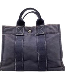 HERMES（エルメス）の古着「ハンドバッグ」｜ネイビー