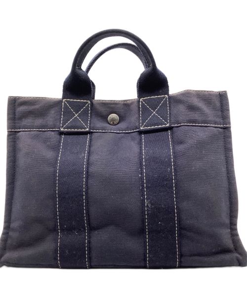 HERMES（エルメス）HERMES (エルメス) ハンドバッグ ネイビーの古着・服飾アイテム