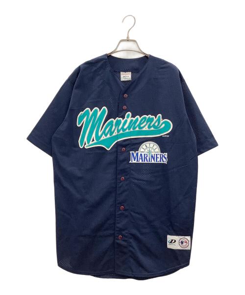 DYNASTY（ダイナスティー）DYNASTY (ダイナスティー) ベースボールゲームシャツDynastyネイビーシアトルマリナーズ イチロータグ付き ネイビー サイズ:SIZE Lの古着・服飾アイテム