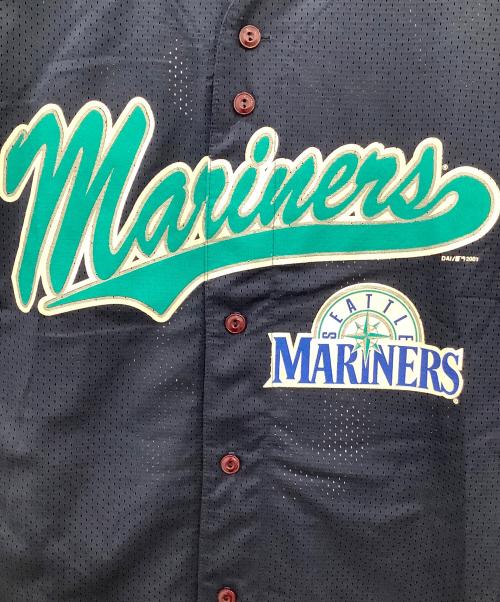 DYNASTY（ダイナスティー）DYNASTY (ダイナスティー) ベースボールゲームシャツDynastyネイビーシアトルマリナーズ イチロータグ付き ネイビー サイズ:SIZE Lの古着・服飾アイテム