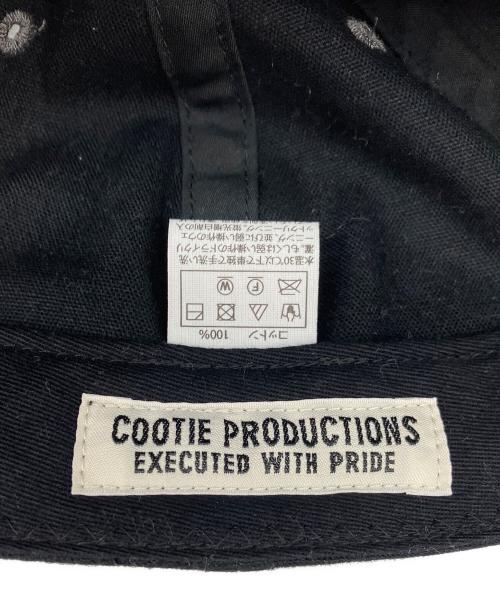 COOTIE PRODUCTIONS（クーティープロダクツ）COOTIE PRODUCTIONS (クーティープロダクツ) Cotton OX 6 Panel Cap ブラックの古着・服飾アイテム