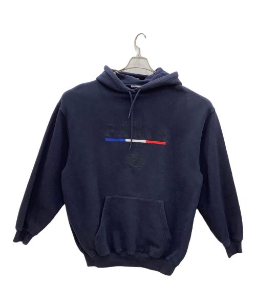 BALENCIAGA（バレンシアガ）BALENCIAGA (バレンシアガ) BALENCIAGA　プルオーバーパーカー ネイビー サイズ:XSの古着・服飾アイテム