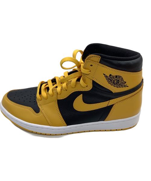 NIKE（ナイキ）NIKE (ナイキ) AIR JORDAN 1 RETRO HIGH OG POLLEN ブラック×イエロー サイズ:29cmの古着・服飾アイテム