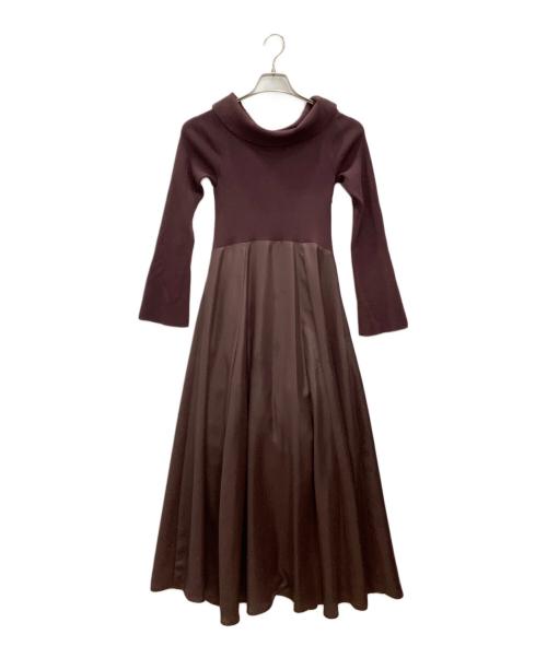 Snidel（スナイデル）Snidel (スナイデル) ワンピース ブラウン サイズ:one sizeの古着・服飾アイテム