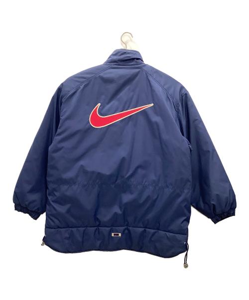 NIKE（ナイキ）NIKE (ナイキ) 90'sベンチコートNIKEネイビーヨゴレ有 ネイビー サイズ:SIZE Lの古着・服飾アイテム