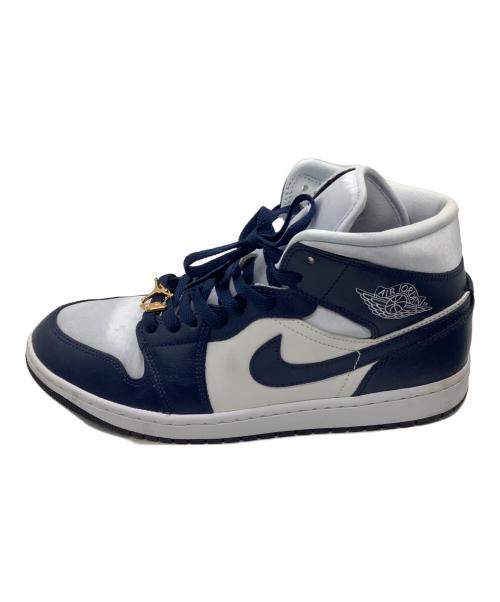 NIKE（ナイキ）NIKE (ナイキ) Women's Air Jordan 1 Mid ネイビー サイズ:29cmの古着・服飾アイテム