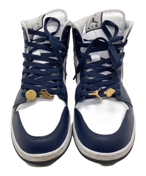 NIKE（ナイキ）NIKE (ナイキ) Women's Air Jordan 1 Mid ネイビー サイズ:29cmの古着・服飾アイテム