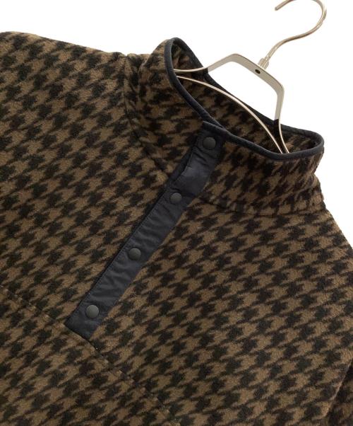 everyone（エブリワン）everyone (エブリワン) everyone ハーフジップフリースジャケット ブラウン サイズ:Mの古着・服飾アイテム