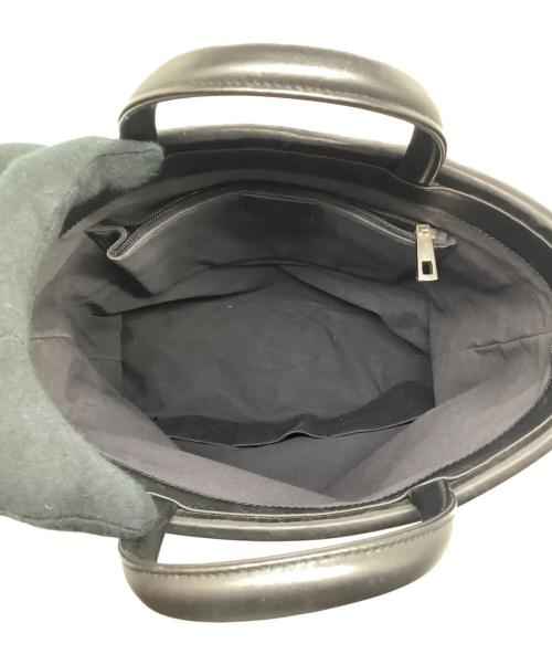 BALLY（バリー）BALLY (バリー) ハンドバッグ ブラック×アイボリーの古着・服飾アイテム