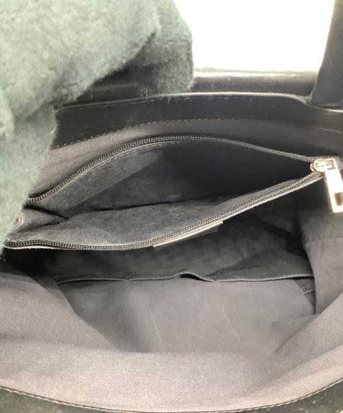 BALLY（バリー）BALLY (バリー) ハンドバッグ ブラック×アイボリーの古着・服飾アイテム