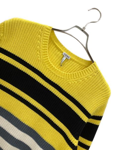 LOEWE（ロエベ）LOEWE (ロエベ) マルチボーダーニット マルチカラー サイズ:Lの古着・服飾アイテム