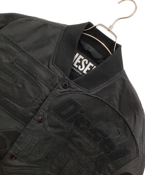 DIESEL（ディーゼル）DIESEL (ディーゼル) ボンバージャケット ブラック サイズ:Lの古着・服飾アイテム