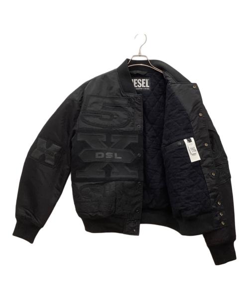DIESEL（ディーゼル）DIESEL (ディーゼル) ボンバージャケット ブラック サイズ:Lの古着・服飾アイテム