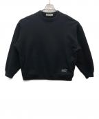 COOTIE PRODUCTIONSクーティープロダクツ）の古着「Compact Yarn Crewneck Sweatshirt」｜ブラック