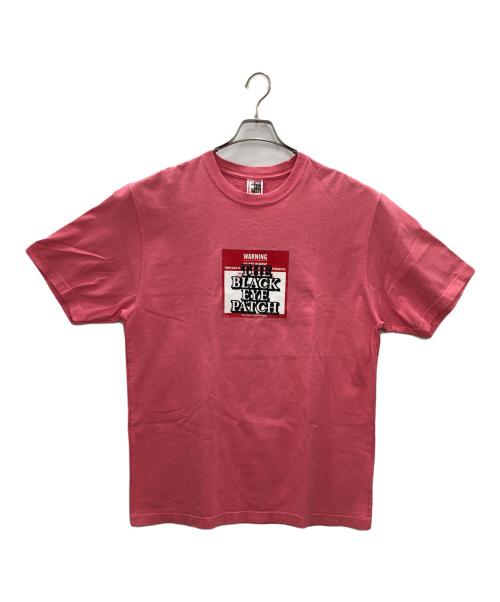 BlackEyePatch（ブラックアイパッチ）BlackEyePatch (ブラックアイパッチ) プリントTシャツ ピンク サイズ:Lの古着・服飾アイテム