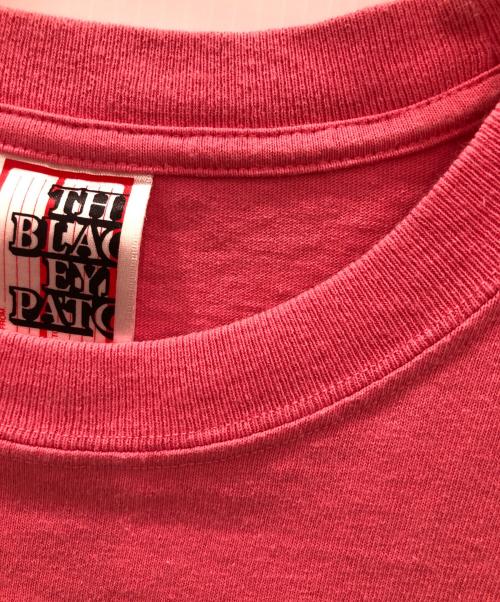 BlackEyePatch（ブラックアイパッチ）BlackEyePatch (ブラックアイパッチ) プリントTシャツ ピンク サイズ:Lの古着・服飾アイテム