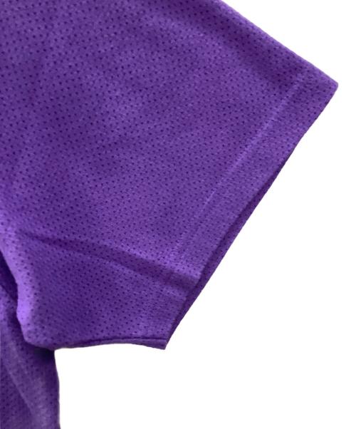 SUPREME（シュプリーム）SUPREME (シュプリーム) Cotton Mesh Gradient Logo S/S Top パープル サイズ:Lの古着・服飾アイテム