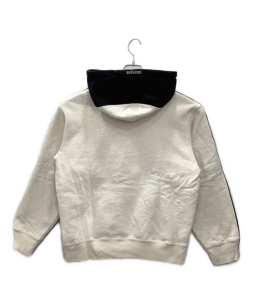 SUPREME（シュプリーム）SUPREME (シュプリーム) Supreme　S Logo Split Hooded Sweatshirt ブラック×ホワイト サイズ:Sの古着・服飾アイテム