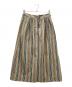 45rpm（45アールピーエム）の古着「スカート45rpmマルチカラーストライプ」｜マルチカラー
