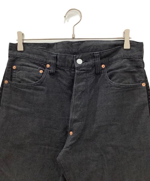 EVISU（エヴィス）EVISU (エヴィス) デニムパンツEVISU SEE REVERSE SIDE SIZE 31×35 ブラック サイズ:SIZE 31×35の古着・服飾アイテム
