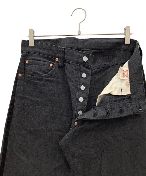 EVISU（エヴィス）EVISU (エヴィス) デニムパンツEVISU SEE REVERSE SIDE SIZE 31×35 ブラック サイズ:SIZE 31×35の古着・服飾アイテム