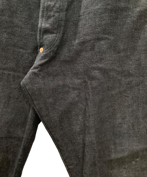 EVISU（エヴィス）EVISU (エヴィス) デニムパンツEVISU SEE REVERSE SIDE SIZE 31×35 ブラック サイズ:SIZE 31×35の古着・服飾アイテム